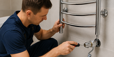 Ремонт тэна полотенцесушителя